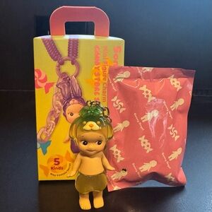 Sonny Angel Candy Store Keychain - Lime Dog - Authentic